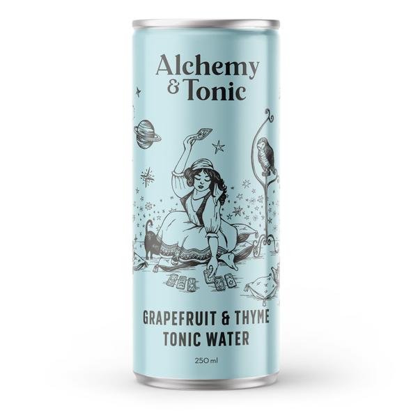 Alchemy & Tonic Grapefruit and Thyme Tonic Water 4 pack